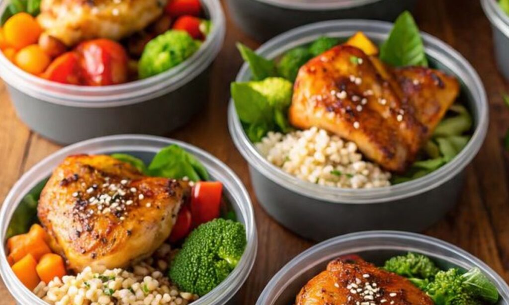 Rotisserie Chicken Protein Meal Prep Bowls